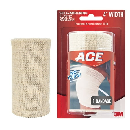 ACE Brand Self-Adhering Elastic Bandage 4 in., Beige