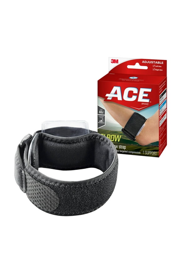 Tennis Elbow Support, Adjustable, Targeted Compression