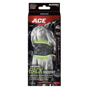ACE Contoured Back Support, 902001, Adjustable