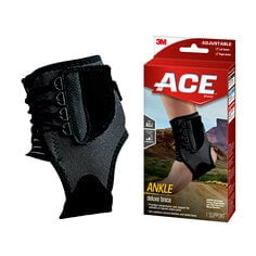 ACE Deluxe Ankle Brace 207736, One Size Adjustable