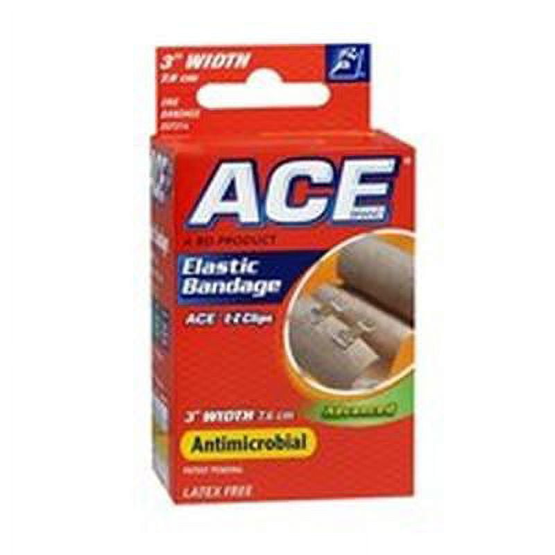 ACE Elastic Bandage (hook closure) 3 Inches 1 Each (Pack of 2