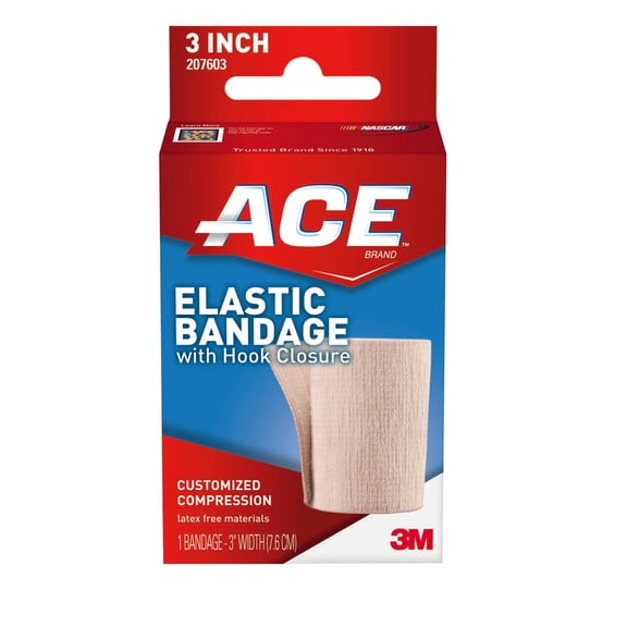 ACE Elastic Bandage with Hook Closure 3 Inch 1 ea