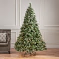 thumbnail image 1 of ACE-Holiday,7FT Pre-Lit Cashmere and Snow Bristle Mixed Christmas Tree with 75 Pine Cones,900 LED Lights(Clear),1233tips,Christmas Holiday Decorations for Home,Offices,Schools,Shops,Parties(Green), 1 of 8