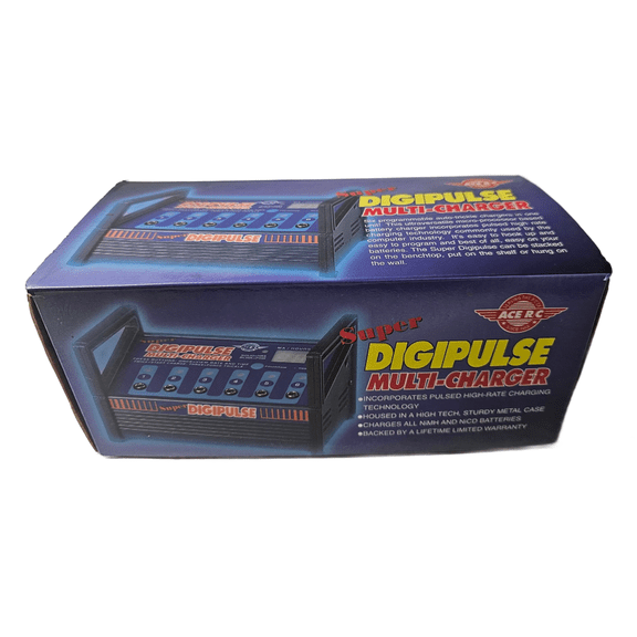 ACE R/C DIGIPULSE 6-Channel MULTI CHARGER NiCd NiMH w/ AC Adapter