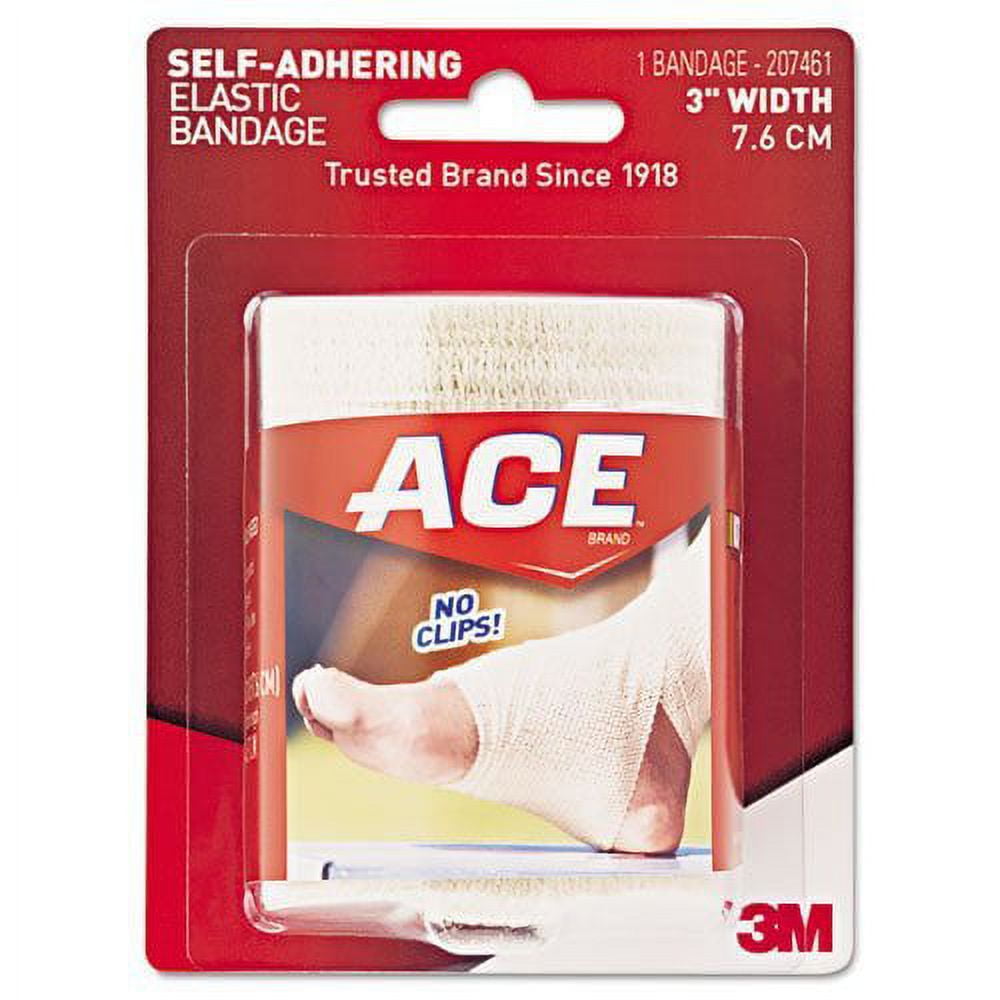 ACE SelfAdhesive Bandage No ClipProvides Firm Support and Compression