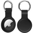 thumbnail image 1 of ACE Silicone Case Compatible for AirTag (2021) 2 Pack, Flexible Soft Anti-Scratch Shockproof Protective Full Body Air Tag Skin Cover with Keychain Carabiner for AirTag Finder, Black, 1 of 3