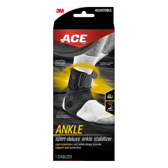 ACE Sport Deluxe Ankle Stabilizer, 901008, Adjustable