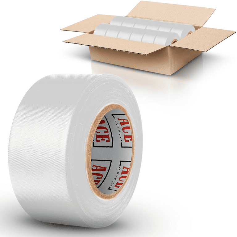 Ace Supply White Flagging Tape - 12 Pack - Non-Adhesive, Men's