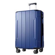 ACE-Travel,28-inch Expandable Checked Luggage with TSA Lock,Double Spinner Wheels,Telescopic Handle,Hardshell Luggage,Lightweight,Durable ABS Suitcases(Blue)