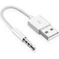thumbnail image 1 of ACE USB Charging Sync Data Cable for Shuffle 3rd, 4th, 5th, 6th, 7th Generation - White, 1 of 3