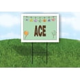 thumbnail image 1 of ACE WELCOME BABY GREEN  18 in x 24 in Yard Sign Road Sign with Stand, 1 of 4
