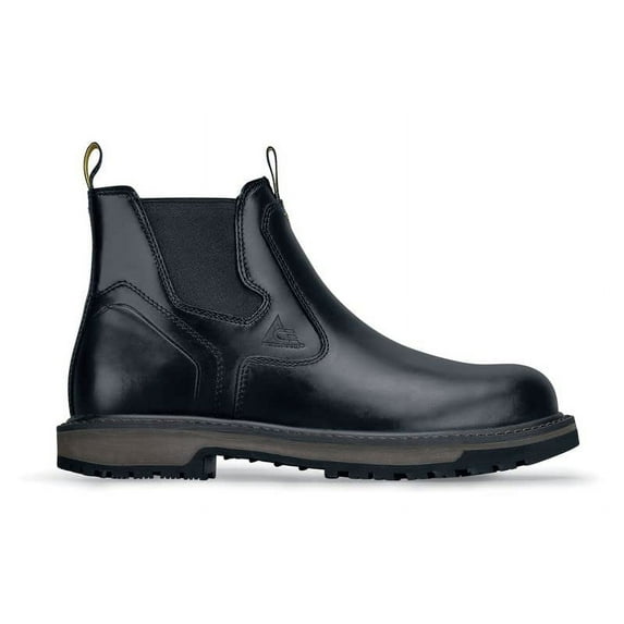 ACE Work Boots Firebrand, Men's Composite Toe (CT) Work Boots, Slip Resistant, Water Resistant, Black, Size 11.5