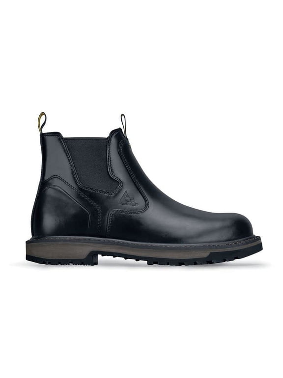 Work Boots Firebrand, Men's Soft Toe (ST) Work Boots, Slip Resistant Water Resistant, Black, Size 12