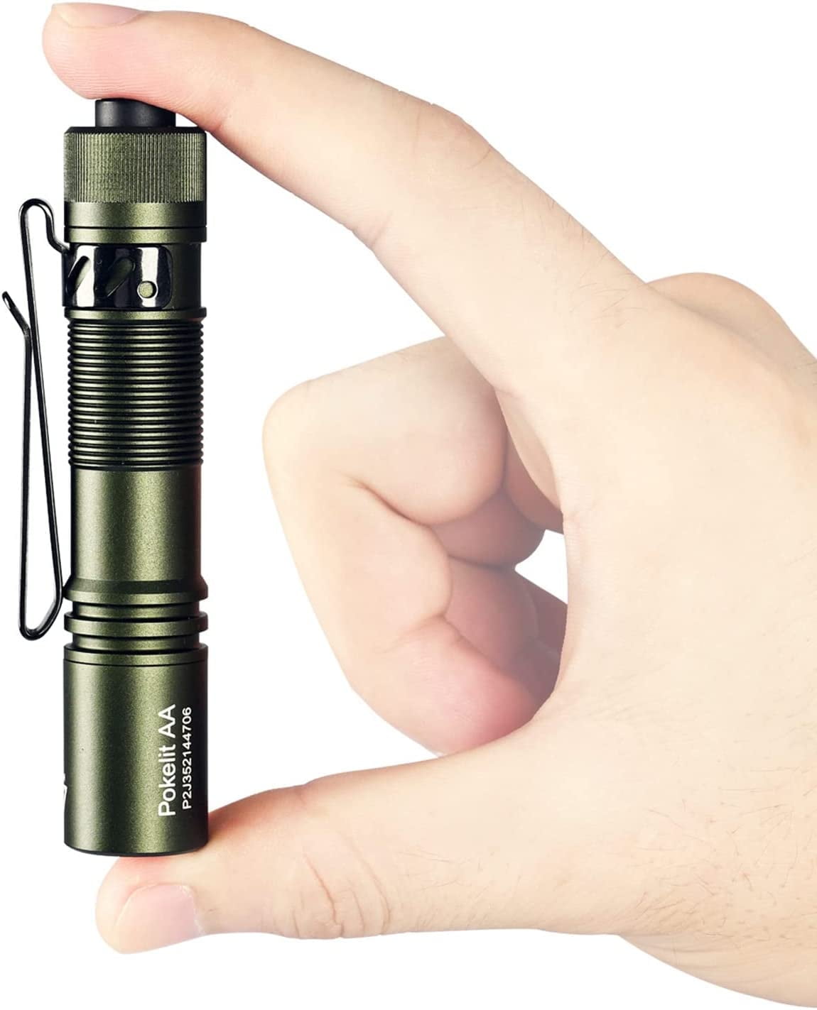 ACEBEAM Pokelit AA High CRI Bright Small Mini Flashlight, 550 Lumens Rechargeable Pocket EDC Flashlight Tools, Led Flashlights for Home, Work, Dog Walking, Camping, Hiking, Everyday Use