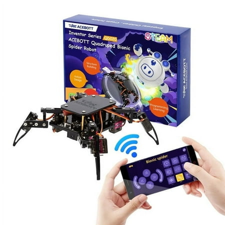 ACEBOTT QD020 ESP8266 Quadruped Bionic Spider Robot kit with Arduino