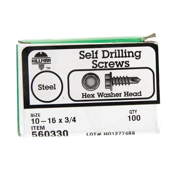 ACEDS  10-16 x 0.75 in. Hex Washer Head Self Drilling Screw