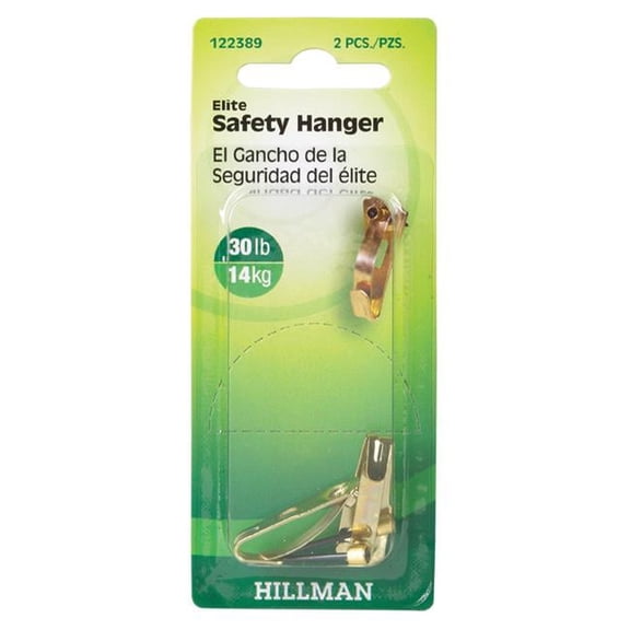 ACEDS 30 lbs Elite Safety Picture Hanger - Card of- pack of 10