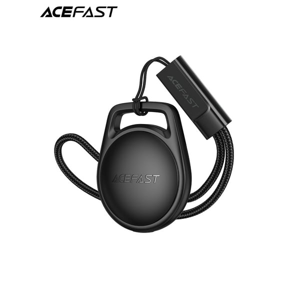 ACEFAST Button GPS Locator, support Apple Find My Network, MFI Certified,10-12 Month Battery Life, Bluetooth Tracker for Keys, Bags, Bikes
