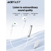 ACEFAST USB-C Wired Earphones Semi-In Ear with HD Mic Noise-Free Calls Compatible with Android/Tablets