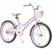 ACEGER 20 Inch Bike with Basket for Girls Ages 9-13, Purple