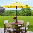 thumbnail image 1 of ACEGOSES 7.5ft Patio Outside Shade Table Umbrella for Yard, Garden, Poolside and Deck,Yellow, 1 of 9