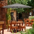 thumbnail image 1 of ACEGOSES 9ft Outdoor Patio Umbrella with Tilt 8 Ribs and Crank for Garden and Yard ,Gray, 1 of 8