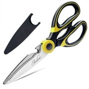 ACELONE Kitchen Shears,Premium Heavy Duty Shears Ultra Sharp Stainless Steel Multi-function Kitchen Scissors for Chicken/Poultry/Fish/Meat/Vegetables/Herbs/BBQ