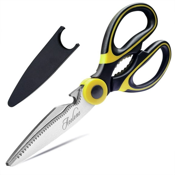 ACELONE Kitchen Shears,Premium Heavy Duty Shears Ultra Sharp Stainless Steel Multi-function Kitchen Scissors for Chicken/Poultry/Fish/Meat/Vegetables/Herbs/BBQ
