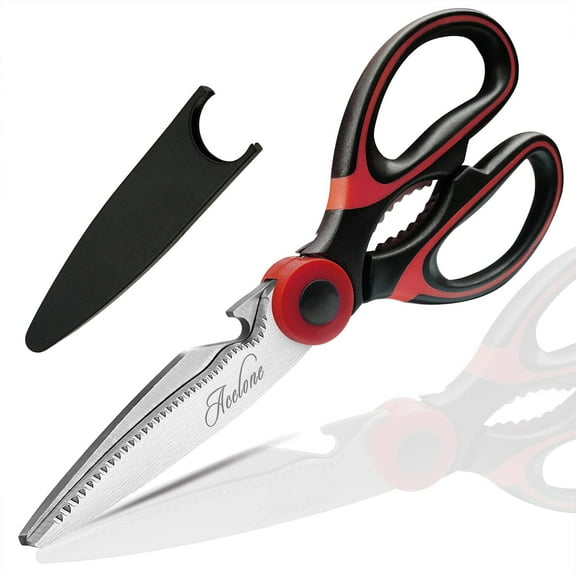 ACELONE Kitchen Shears,Premium Heavy Duty Shears Ultra Sharp Stainless Steel Multi-function Kitchen Scissors for Chicken/Poultry/Fish/Meat/Vegetables/Herbs/BBQ