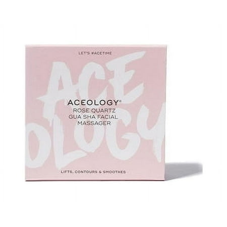 ACEOLOGY - ROSE QUARTZ GUA SHA FACIAL MASSAGER