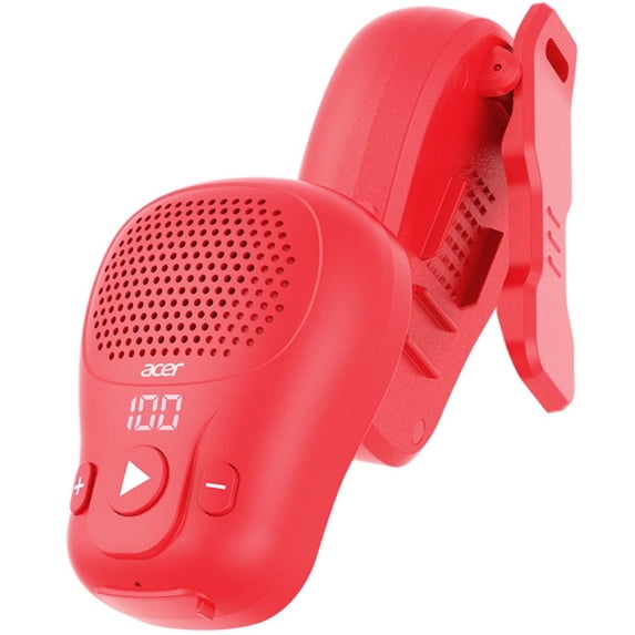ACER Wearable Bluetooth Speaker, Mini Clip-On Wireless Water-Resistant ...