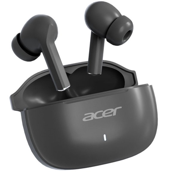 Acer Wireless Earbuds Bluetooth 5.4 – 13mm Drivers with Deep Bass, AI Noise Cancelling Dual Mic, 20H Playtime, Quick Charge, Secure Comfort Fit In-Ear Earphones for Calling, Work, Travel