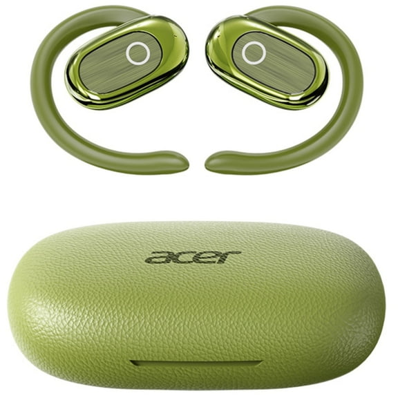 ACER Wireless Earbuds, Bluetooth 5.4 Headphones Open Ear Buds for Sporting Working Studying, Green