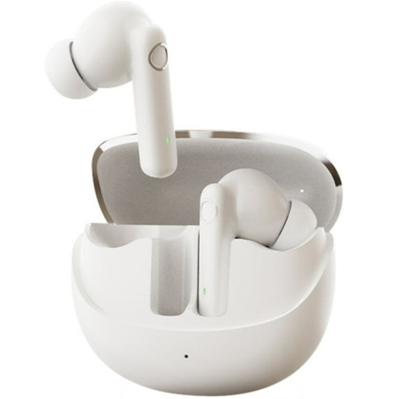Acer Wireless Bluetooth Earbuds, Long Playtime, Stereo Deep Bass with Charging Case, White