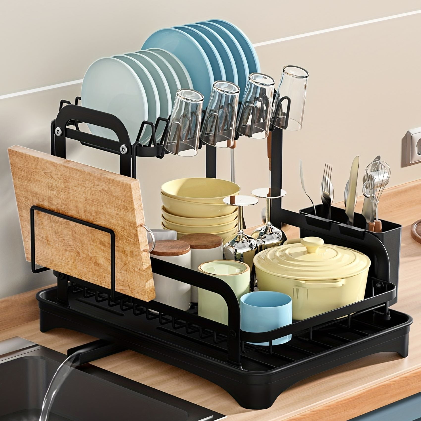 https://i5.walmartimages.com/seo/ACEUR-Dish-Rack-2-Tier-Dish-Drying-Rack-for-Kitchen-Counter-Large-Capacity-Dish-Rack-Drain-Set-with-Utensil-Holder-Cups-Holder-Black_aa255856-d4b5-4fb9-899e-00b7e1eec309.e9150fac37ad6573b68d247117b1a5aa.jpeg