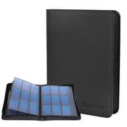 ACEUR Trading Card Binder with 360 Side Loading Pockets, 9 Pocket Trading Card Album Folder for Sport Cards, Game Cards