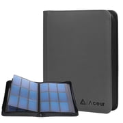 ACEUR Trading Card Binder with 540 Side Loading Pockets, 9 Pocket Trading Card Album Folder for Sport Cards, Game Cards