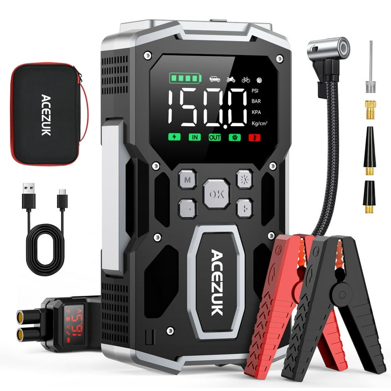Best portable jump starter and air compressor discount