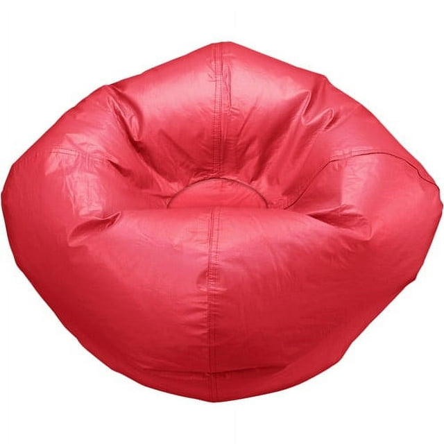 ACEssentials 96" Round Vinyl Matte Bean Bag, Available in Multiple Colors