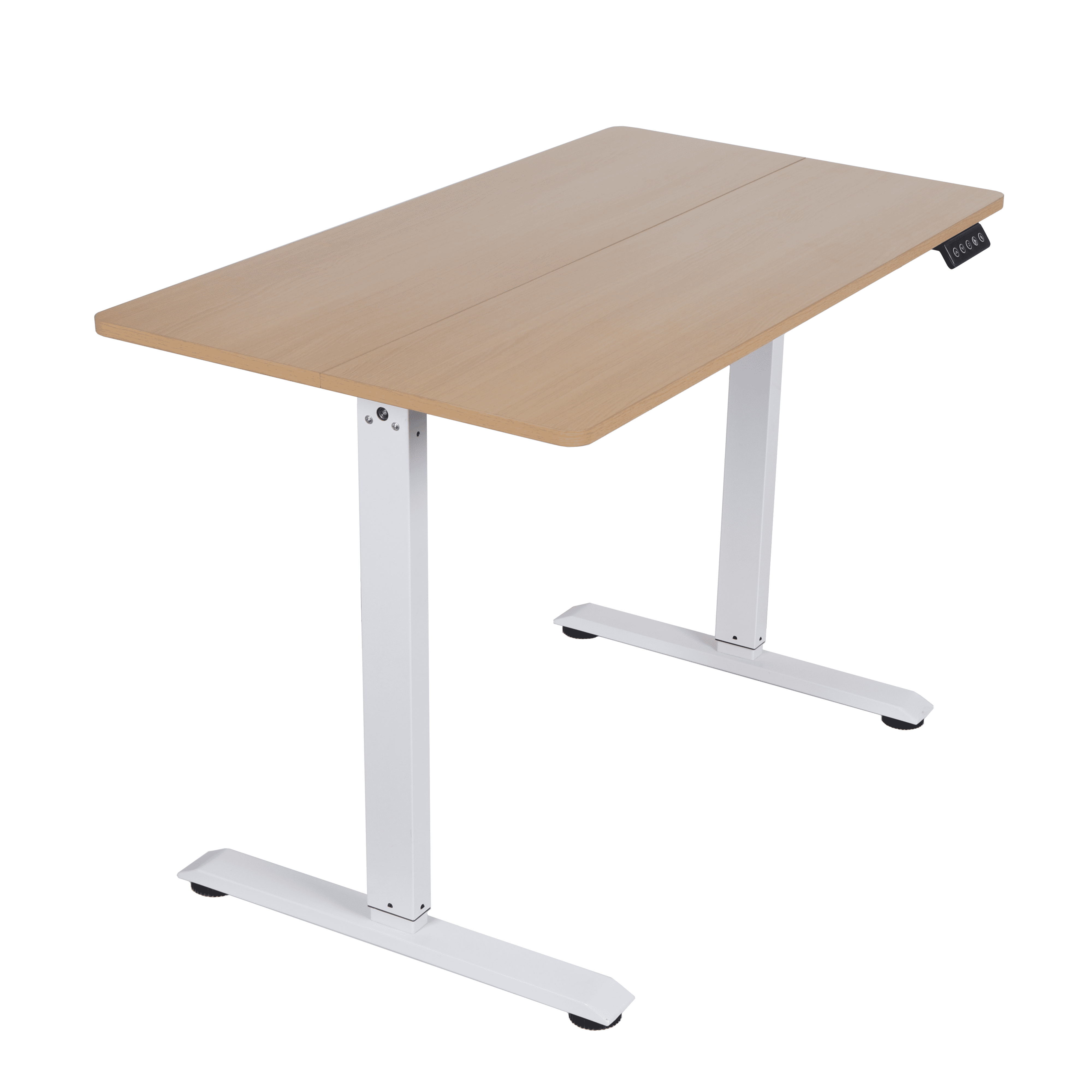 ACEssentials Electric Height Adjustable Sit/Stand Desk, Natural Wood