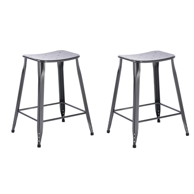 ACEssentials Lennon 'Saddle Backless Counter Stool