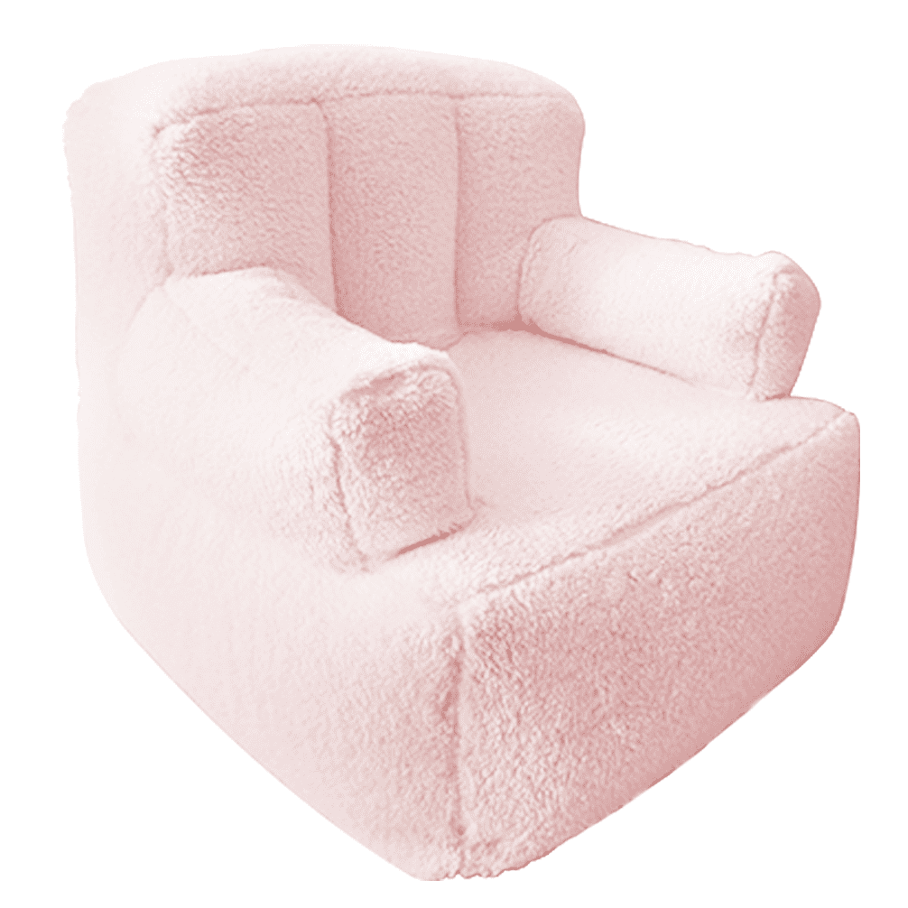 Luxurious Soft Pink Faux Fur Beanbag Plush Comfort and Stylish Decor   Ivory  Deene