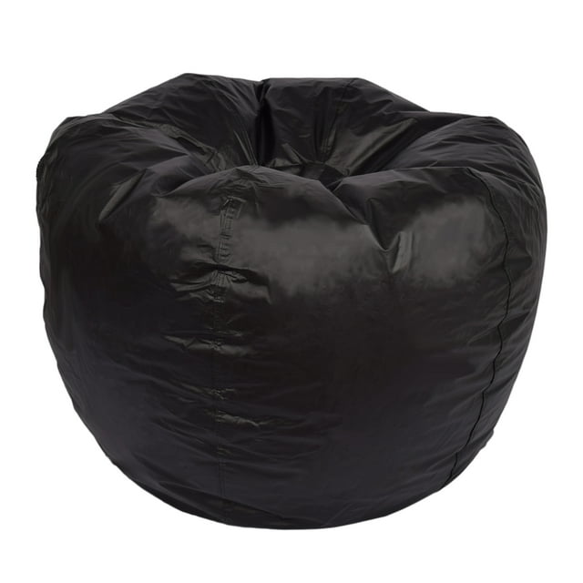 ACEssentials132" Round Extra Large Shiny Bean Bag, Multiple Colors