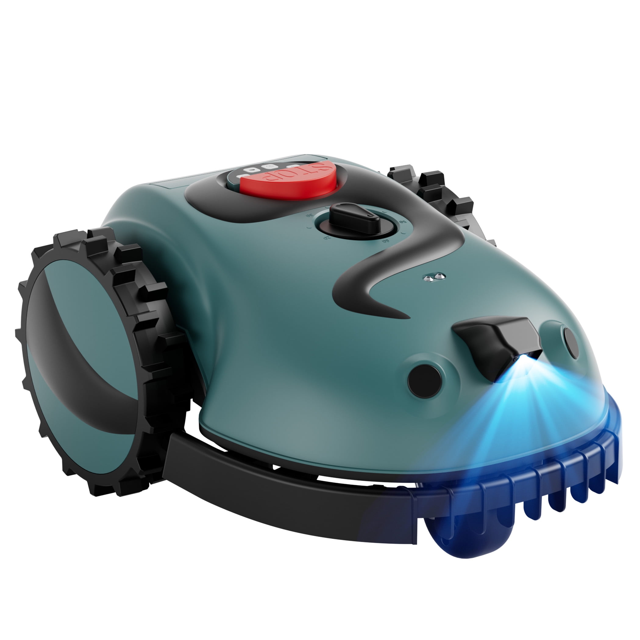 ACFARM V200 Robot Lawn Mower Perimeter Wire Free, Mows Up to 2000-3500 Square Feet