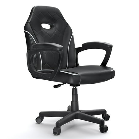 ACGAM - Slim Ergonomic Gaming Chair - Black