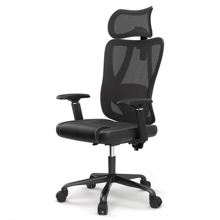 ACGAM - Ergonomic Mesh Gaming Chair with Lumbar Support - Black