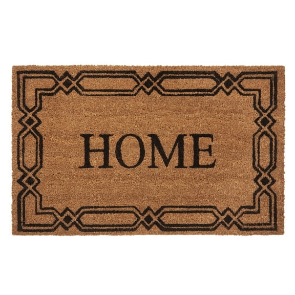 ACHIM Achim Home Printed Coir Doormat, Brown-Black, 18x30 Inches18x30Inches