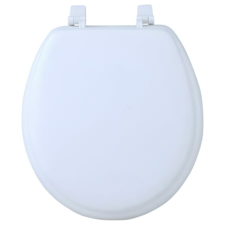 Achim Fantasia 17" Soft Standard Vinyl Toilet Seat, One Size Fits All, White