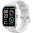 thumbnail image 1 of ACHOICE 1.8" Smart Watch for Men Women, Fitness Tracker with Bluetooth Call, Smartwatch with Alexa Built-in, 105+ Workout Tracker, IP68 Waterproof, Fits for Iphone Android, for Gift White, 1 of 9