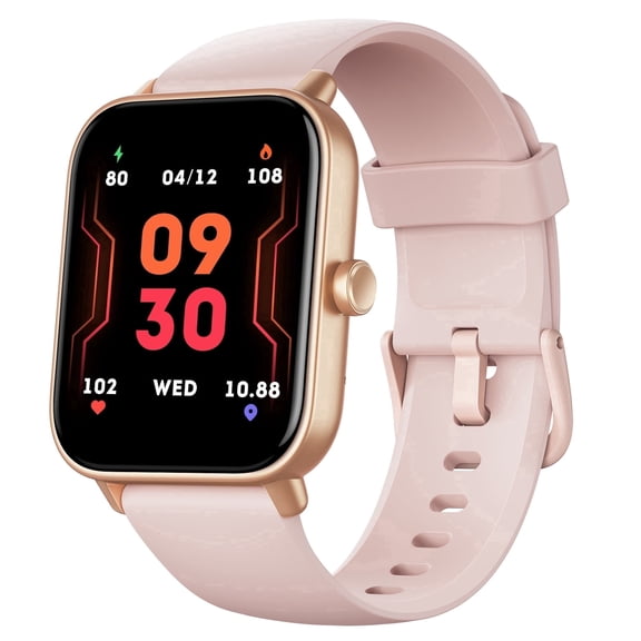 ACHOICE Smart Watches for Women/Men, Compatible for iPhone and Android Phones, Calling, Alexa, 1.8" Fitness Tracker, Waterproof, Perfect Gifts, Pink